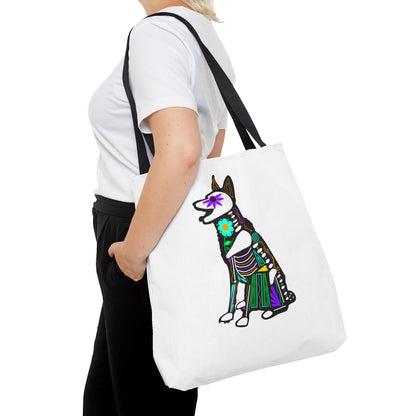 Dia de los Muertos German Shepard Tote Bag
