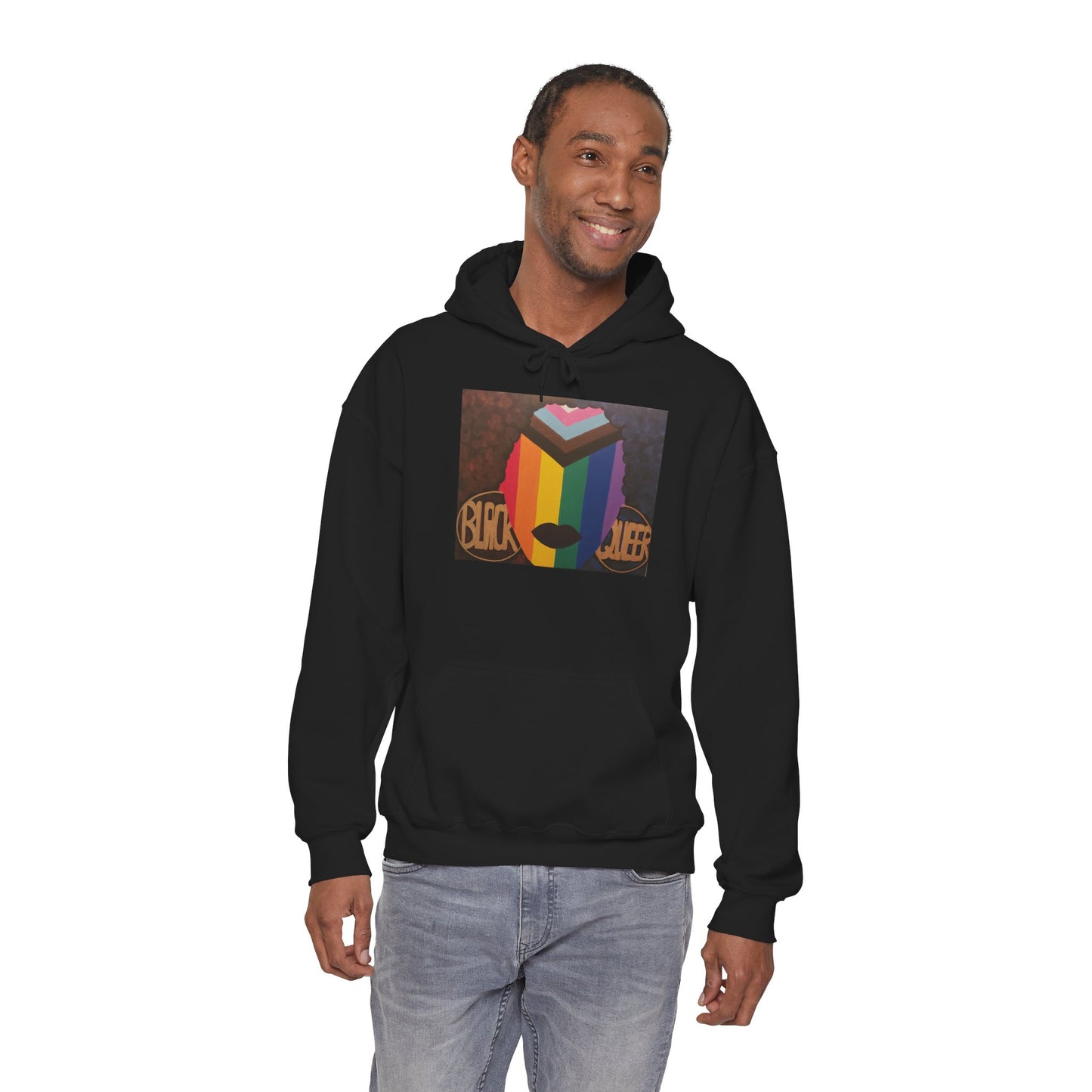 Black and Queer Hooded Sweatshirt