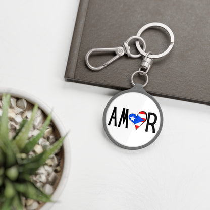 Amor Puerto Rico Keyring Tag