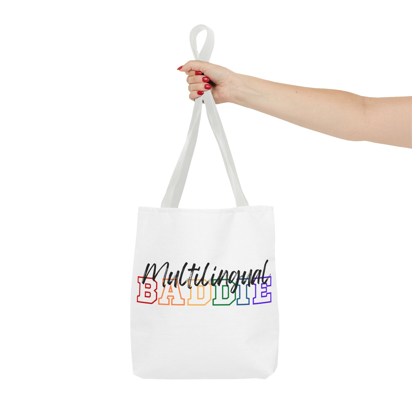Multilingual Baddie Tote Bag