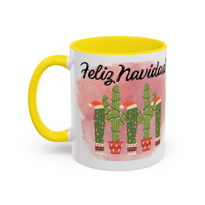 Feliz Navidad Cacti Coffee Mug