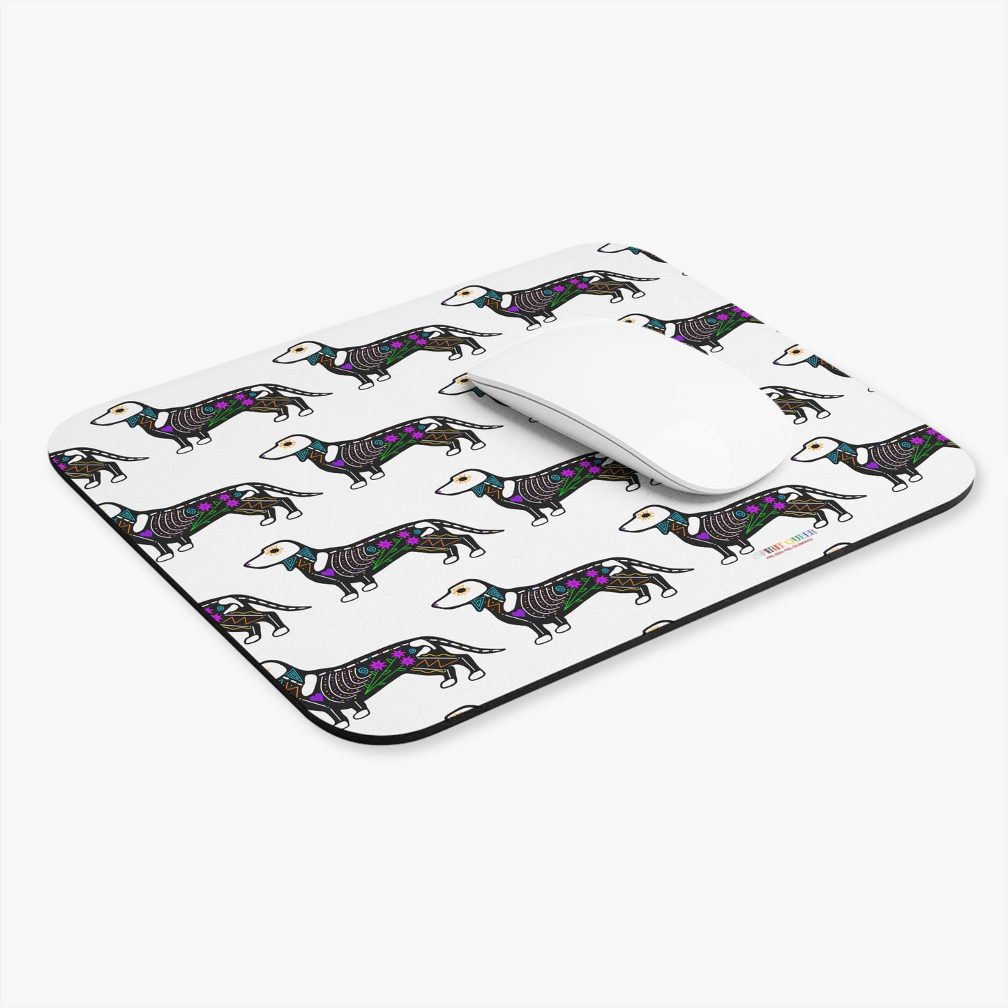 Dia de los Muertos Dachshaund Mouse Pad (Rectangle)