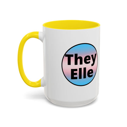 They / Elle Trans Coffee Mug