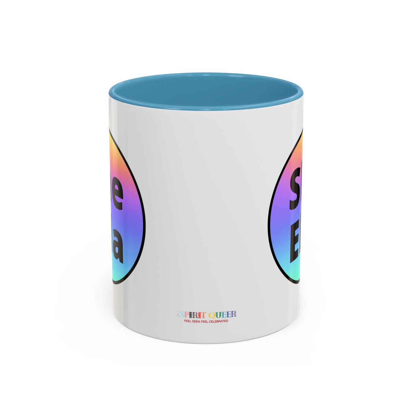 She/Ella  Rainbow Coffee Mug