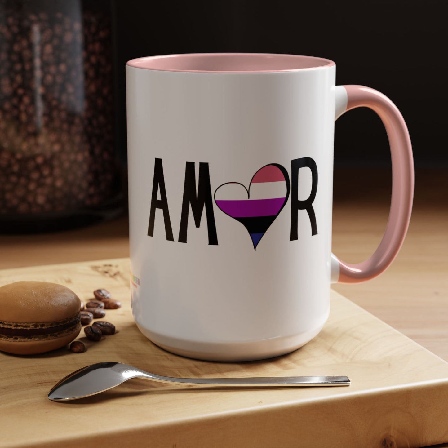 Amor Genderfluid Accent Coffee Mug