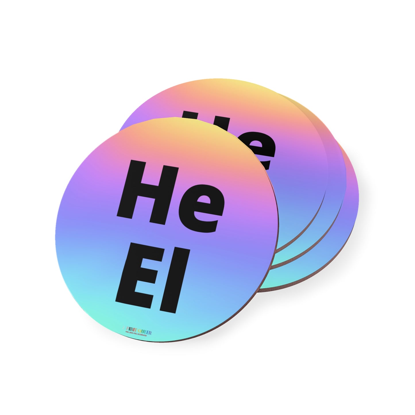 He / El Rainbow Coasters