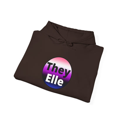 They / Elle Genderfluid Hooded Sweatshirt
