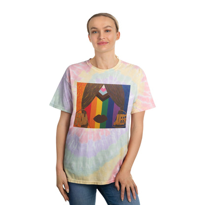 Brown and Queer Tie-Dye Tee