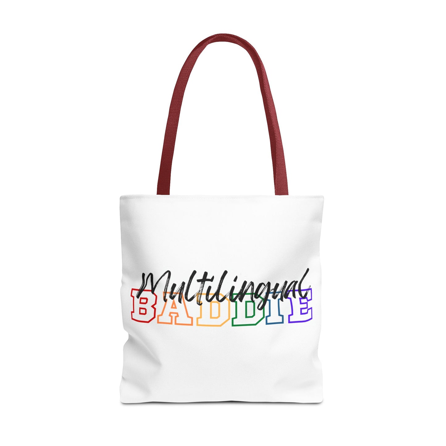 Multilingual Baddie Tote Bag