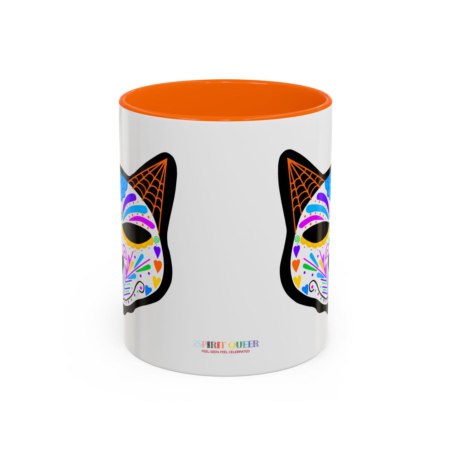 Dia de los Muertos Cat Coffee Mug