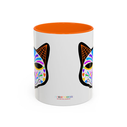 Dia de los Muertos Cat Coffee Mug
