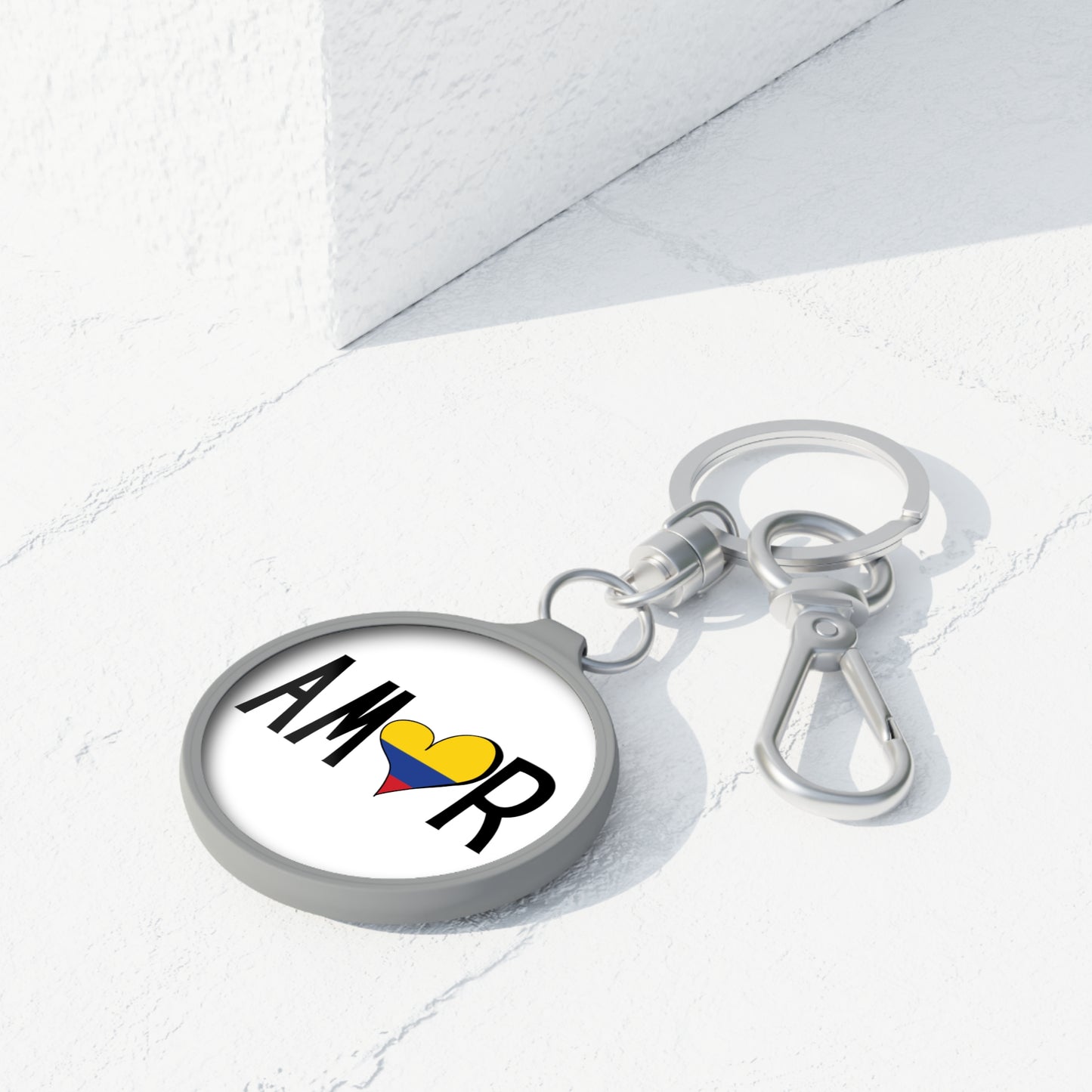 Amor Colombia Keyring Tag
