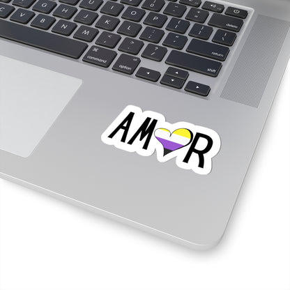 Amor Non Binary Kiss-Cut Stickers