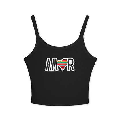 Amor Serape Spaghetti Strap Tank Top