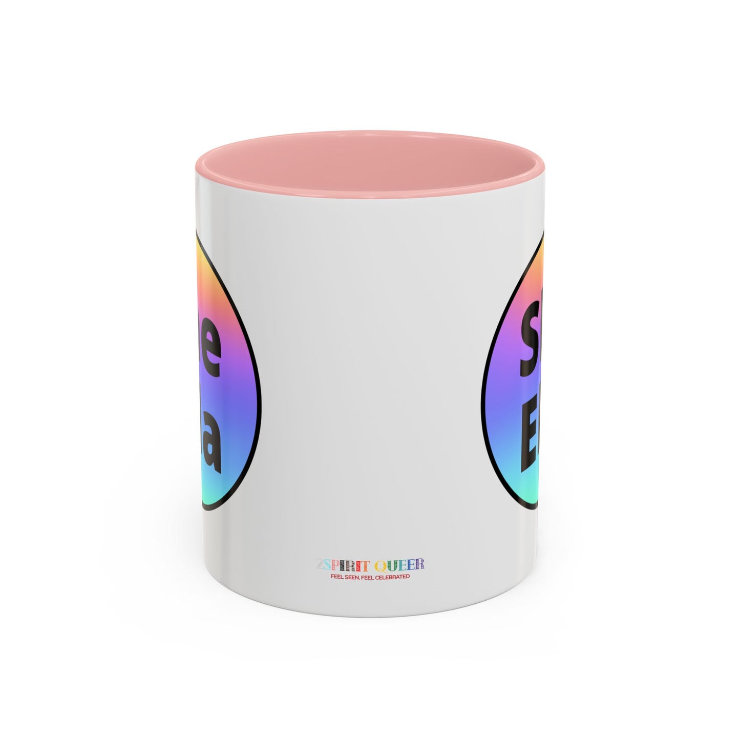 She/Ella  Rainbow Coffee Mug