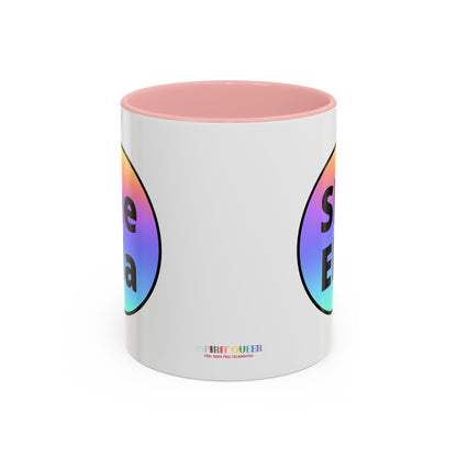 She/Ella  Rainbow Coffee Mug