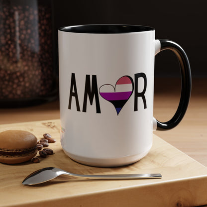 Amor Genderfluid Accent Coffee Mug