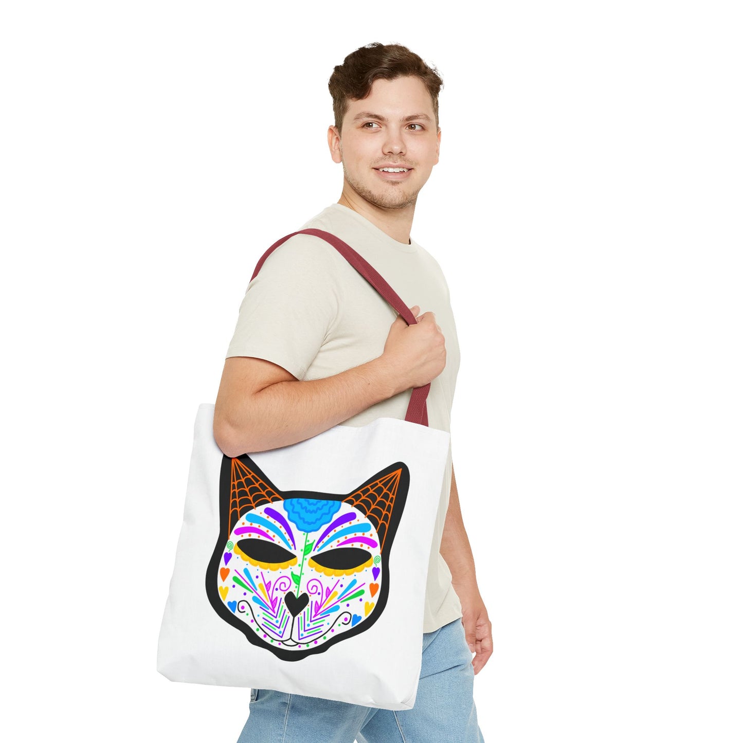 Dia de los Muertos Cat Tote Bag