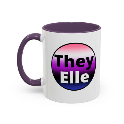 They / Elle Genderfluid Coffee Mug