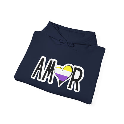 Amor Non Binary Hooded Sweatshirt