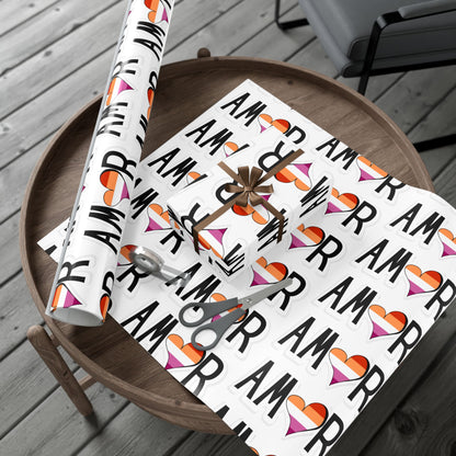 Amor Lesbian Gift Wrap Papers
