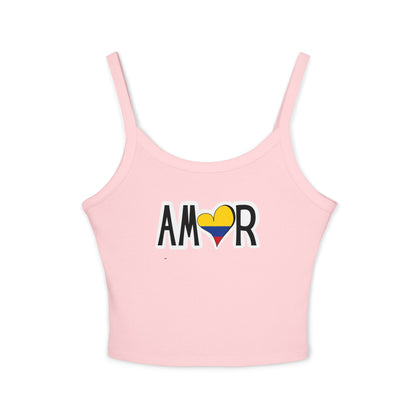 Amor Colombia Spaghetti Strap Tank Top