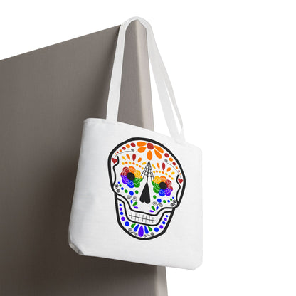 Queer Sugar Skull Tote Bag