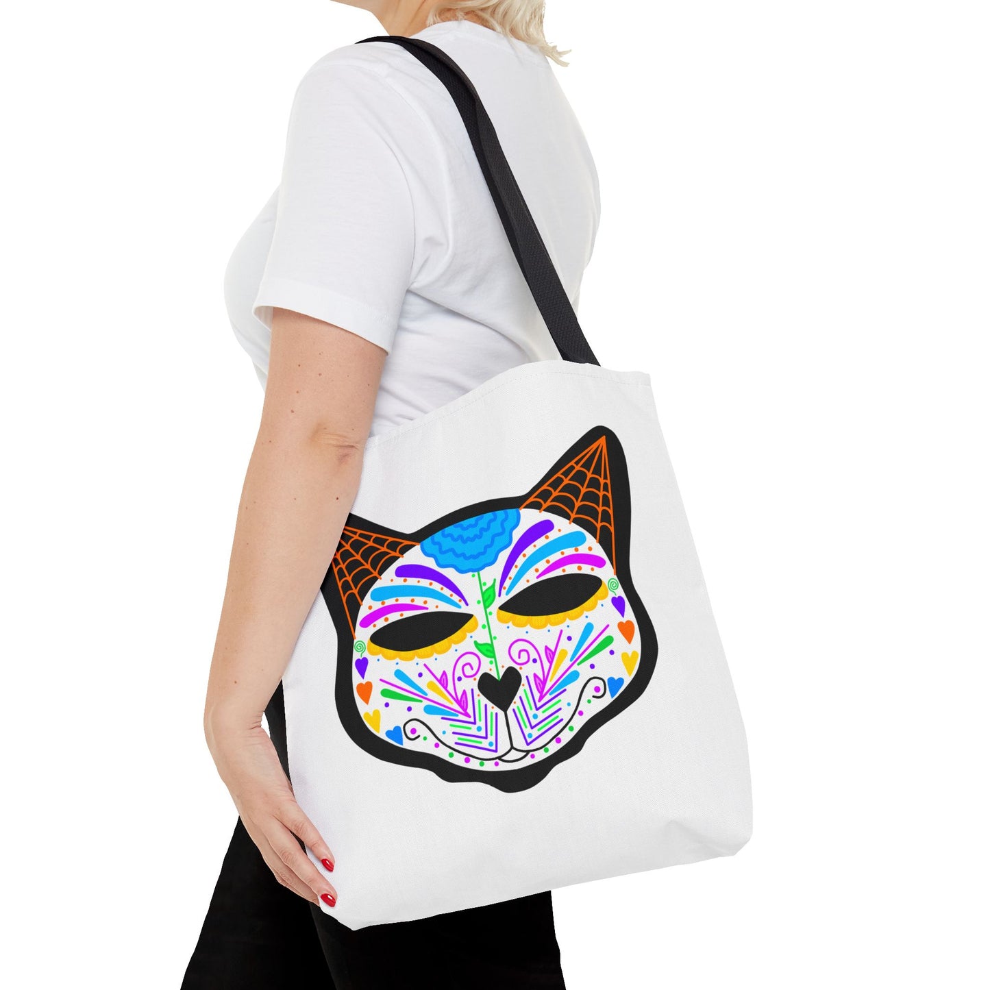 Dia de los Muertos Cat Tote Bag