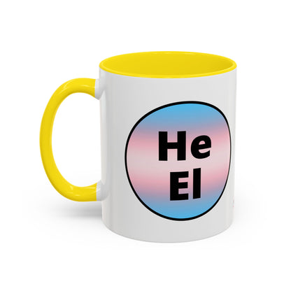 He/El Trans Accent Coffee Mug