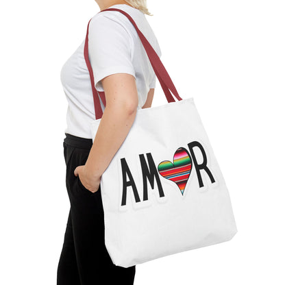 Amor Serape Tote Bag