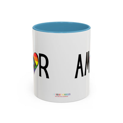 Amor  Inclusive Accent Coffee Mug