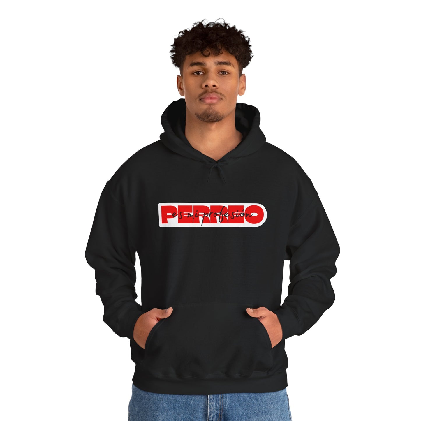 Perreo Es Mi Profesion - Red Hooded Sweatshirt