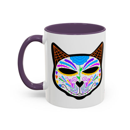 Dia de los Muertos Cat Coffee Mug