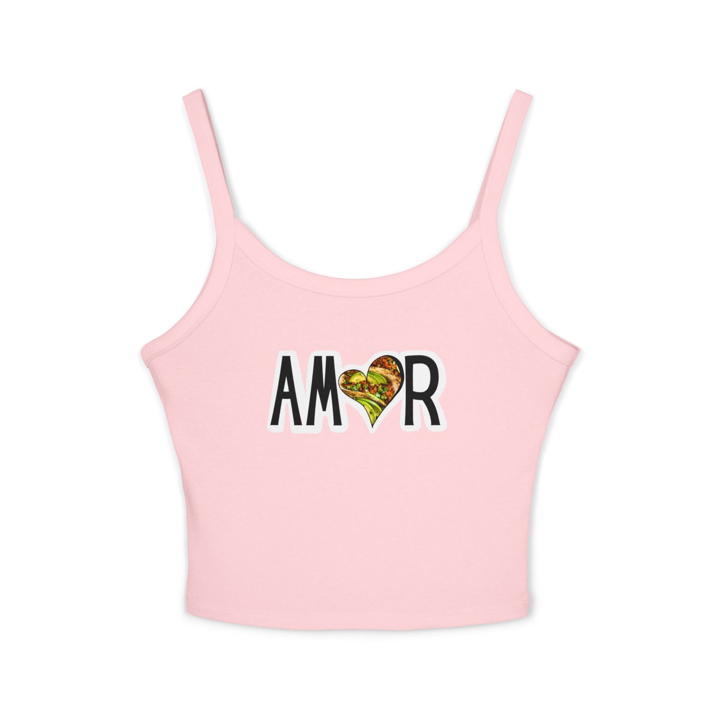 Amor Taco Spaghetti Strap Tank Top