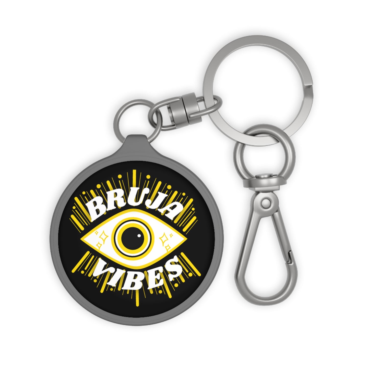 Bruja Vibes Outer Eye Keyring Tag