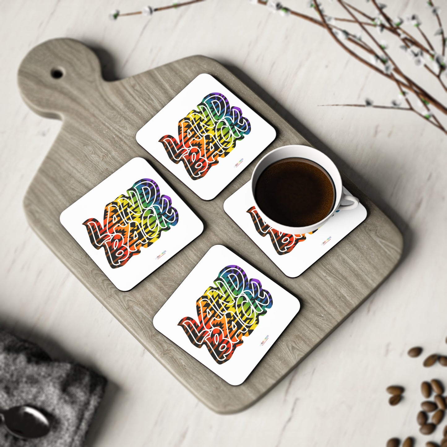 Land Back Coasters