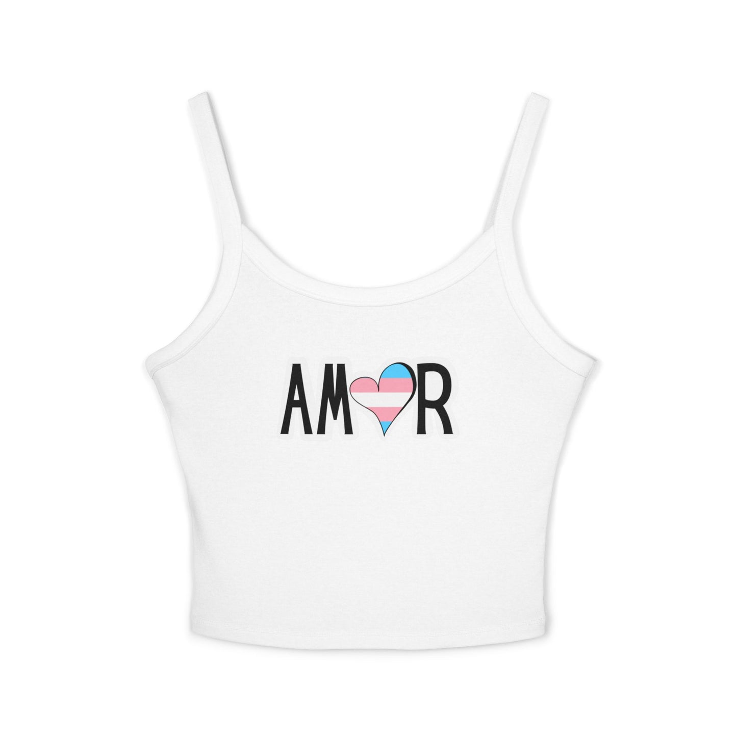 Amor Trans Spaghetti Strap Tank Top
