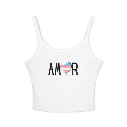 Amor Trans Spaghetti Strap Tank Top