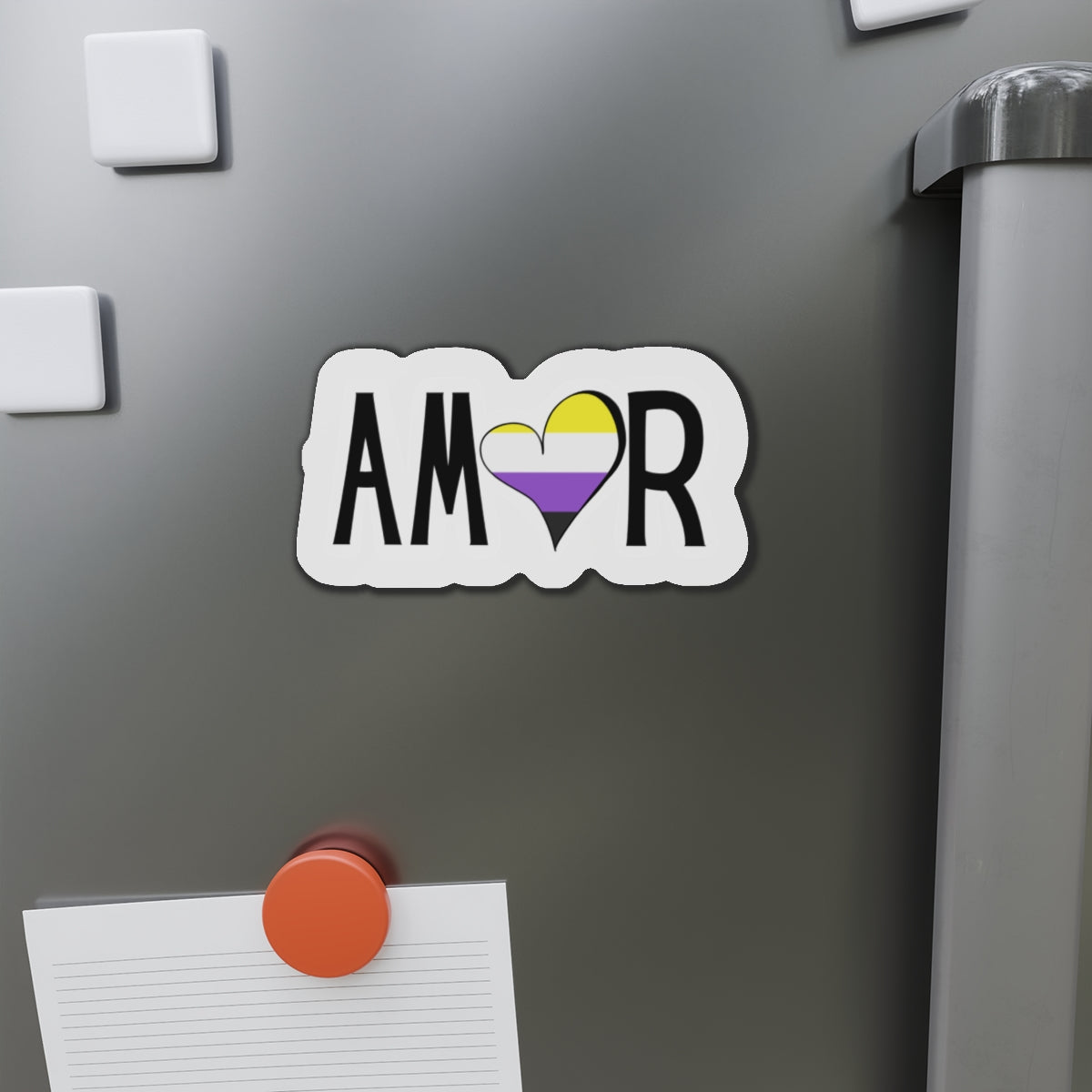 Amor Non Binary Die-Cut Magnet