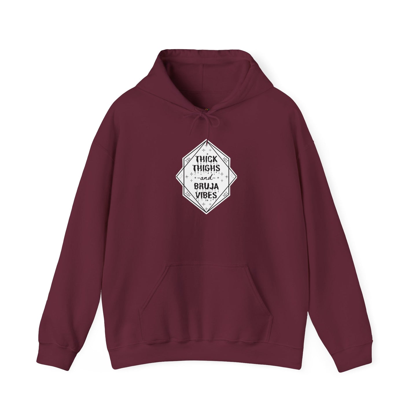 Thick Thighs Bruja Vibes Hooded Sweatshirt