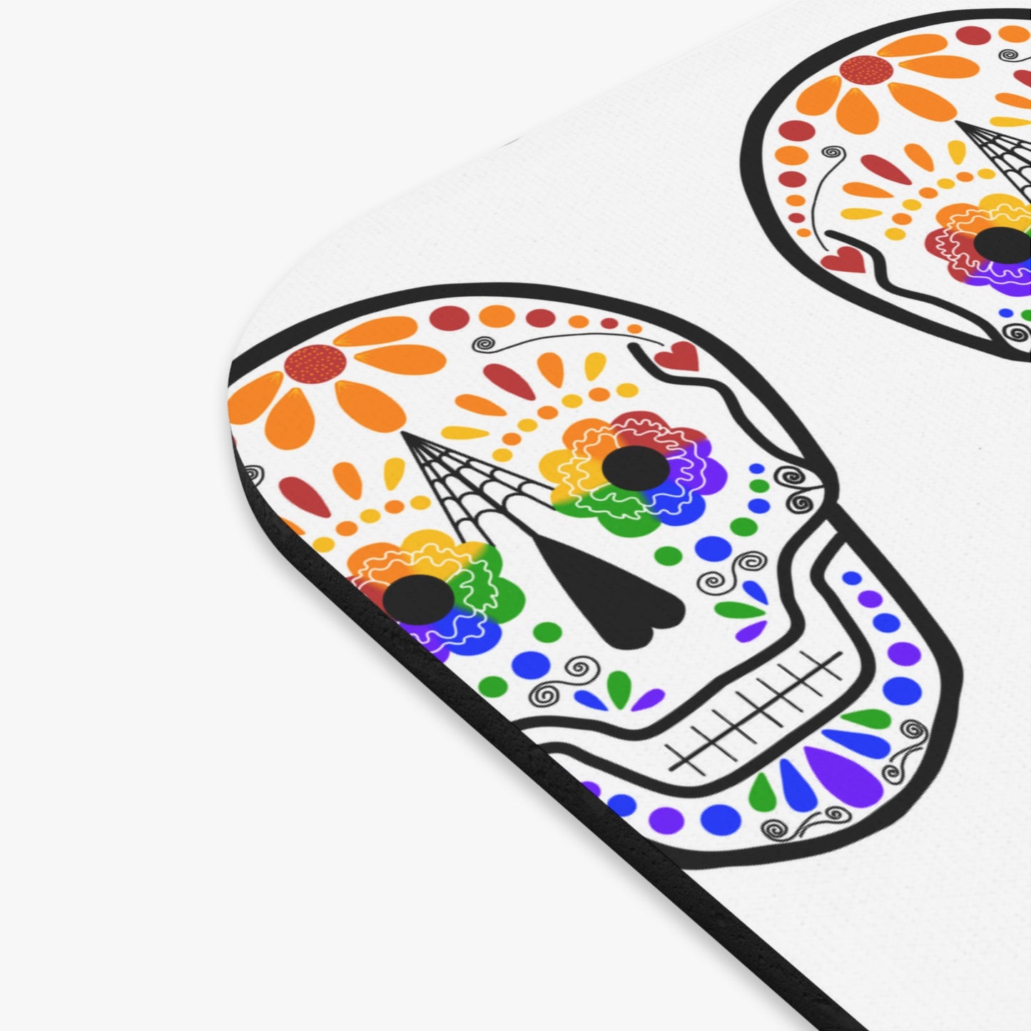 Queer Sugar Skull Mouse Pad (Rectangle)