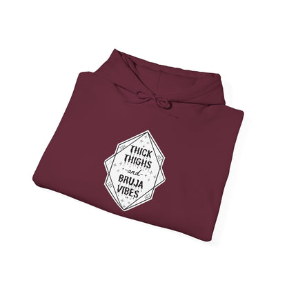 Thick Thighs Bruja Vibes Hooded Sweatshirt