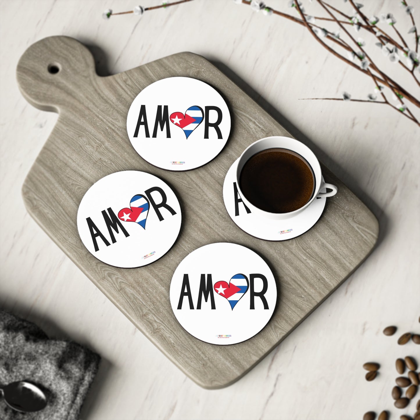 Amor Cuba Coasters