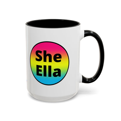 She/Ella Pan Coffee Mug