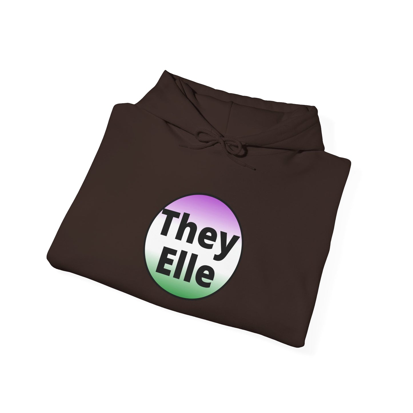 They/Elle Gender NonConforming Hooded Sweatshirt