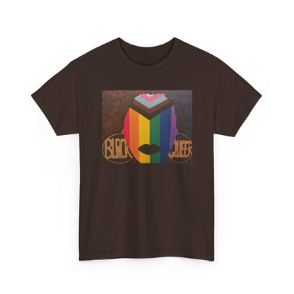 Black and Queer Heavy Cotton Tee