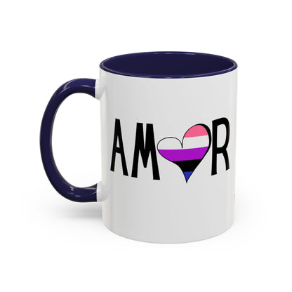Amor Genderfluid Accent Coffee Mug