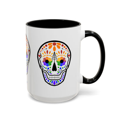 Queer Sugar Skull Coffee Mug