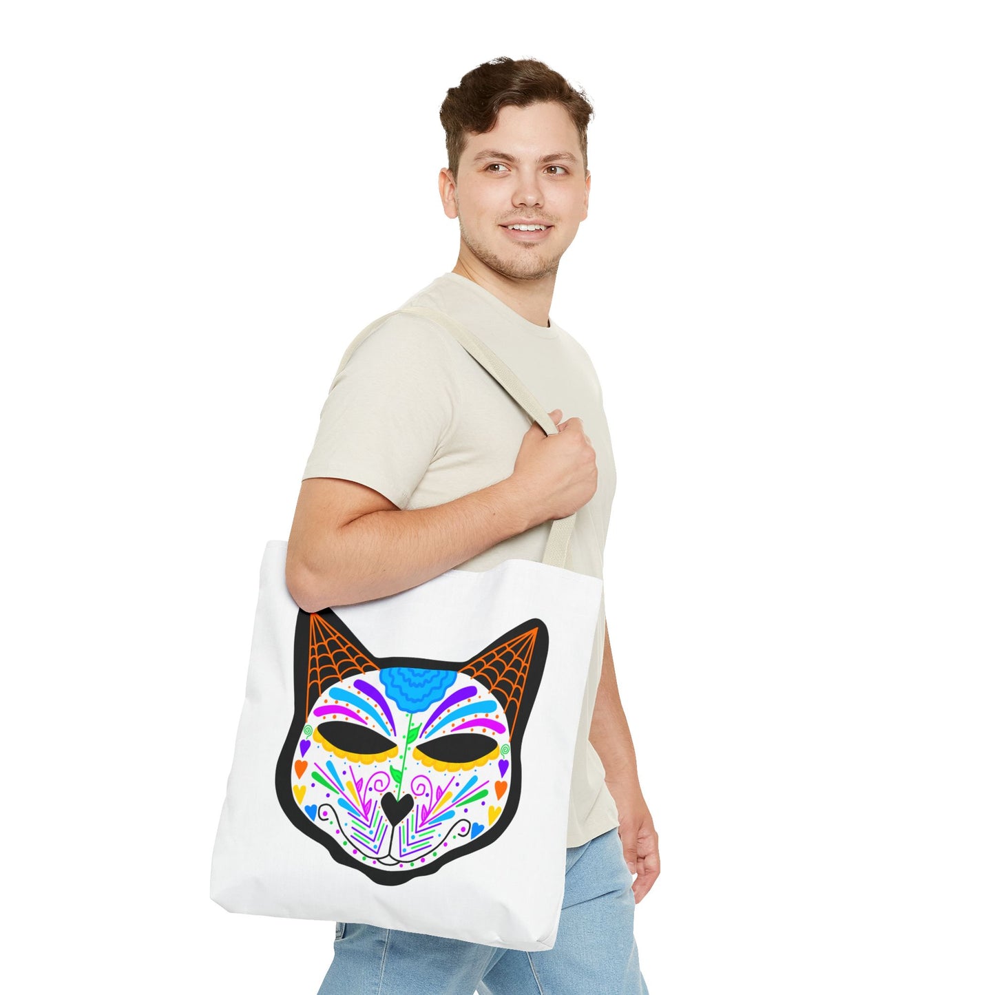 Dia de los Muertos Cat Tote Bag