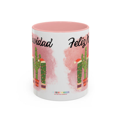 Feliz Navidad Cacti Coffee Mug